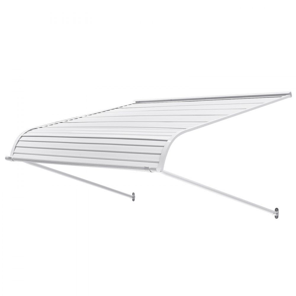 VEVOR Aluminum Awning 48 x 42 in, Durable Window Awning Door Canopy, Lightweight and Stable Aluminum Exterior Awnings Rain Snow Sunlight Protection for Door Entrance Windows Patio Porch