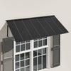 VEVOR Fixed Metal Awning 80 x 36 in, Window Awning Door Canopy, Stable Triangle Steel Frame Exterior Awnings Rain, and Snow Sunlight Protection for Door Entrance, Windows, Porches, Balconies