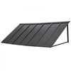 VEVOR Fixed Metal Awning 80 x 36 in, Window Awning Door Canopy, Stable Triangle Steel Frame Exterior Awnings Rain, and Snow Sunlight Protection for Door Entrance, Windows, Porches, Balconies