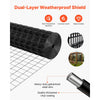 VEVOR Hardware Cloth 24 in x 25 ft, 2 x 3 in Mesh 16 Gauge Galvanized Wire Mesh Roll, Weather-Resistant Vinyl Coated Chicken Wire Fencing, Heavy Duty Welded Garden Plant Fencing for Rabbit Cage Snake