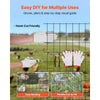 VEVOR Hardware Cloth 24 in x 25 ft, 2 x 3 in Mesh 16 Gauge Galvanized Wire Mesh Roll, Weather-Resistant Vinyl Coated Chicken Wire Fencing, Heavy Duty Welded Garden Plant Fencing for Rabbit Cage Snake