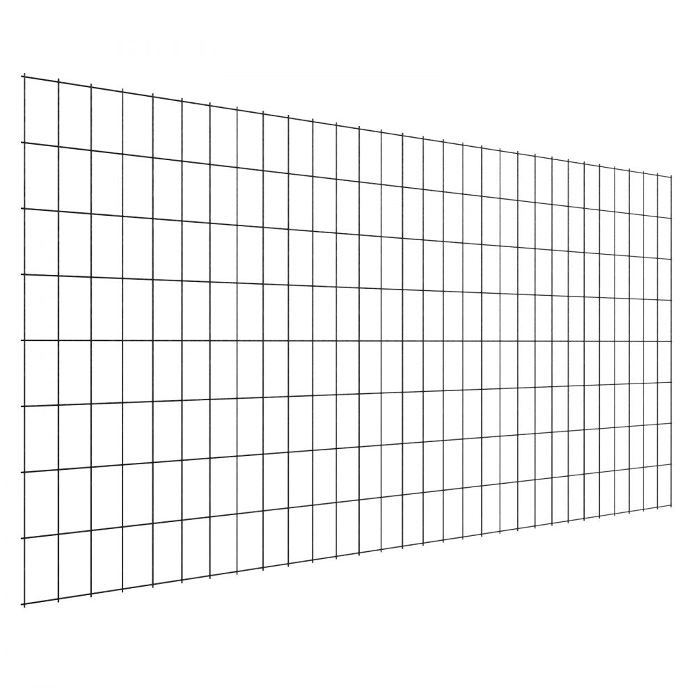 VEVOR Hardware Cloth 24 in x 25 ft, 2 x 3 in Mesh 16 Gauge Galvanized Wire Mesh Roll, Weather-Resistant Vinyl Coated Chicken Wire Fencing, Heavy Duty Welded Garden Plant Fencing for Rabbit Cage Snake