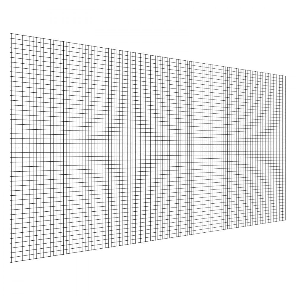 VEVOR Hardware Cloth 24 in x 50 ft, 1/2 in 19 Gauge Galvanized Wire Mesh Roll, Weather-Resistant Vinyl Coated Chicken Wire Fencing, Heavy Duty Welded Garden Plant Fencing for Rabbit Cage Snake Fence