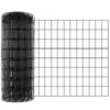 VEVOR Hardware Cloth, 24'' x 50' Galvanized Wire Mesh Roll, 16 Gauge Chicken Wire Fence Roll, Vinyl Coating Metal Wire Mesh for Chicken Coop Barrier, Rabbit Snake Fences, Poultry Enclosures
