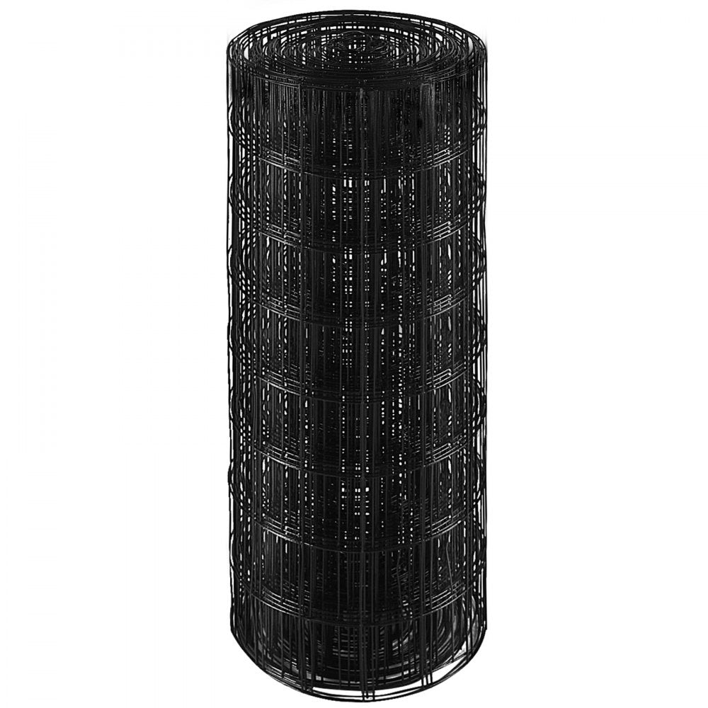 VEVOR Hardware Cloth, 24'' x 50' Galvanized Wire Mesh Roll, 16 Gauge Chicken Wire Fence Roll, Vinyl Coating Metal Wire Mesh for Chicken Coop Barrier, Rabbit Snake Fences, Poultry Enclosures