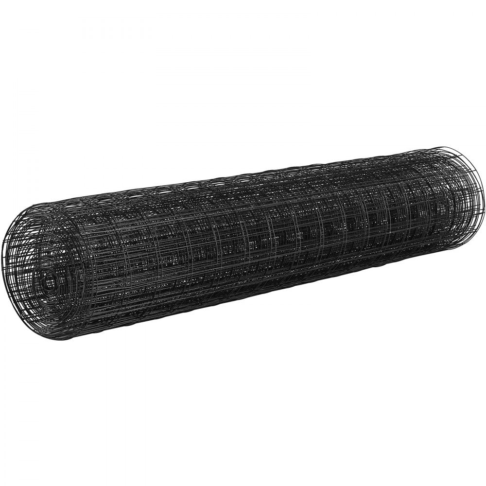 VEVOR Hardware Cloth, 48'' x 50' Galvanized Wire Mesh Roll, 16 Gauge Chicken Wire Fence Roll, Vinyl Coating Metal Wire Mesh for Chicken Coop Barrier, Rabbit Snake Fences, Poultry Enclosures