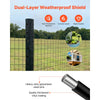 VEVOR Farm Fence,  48 in x 50 ft, 2 x 4 in Mesh 14 Gauge Galvanized Steel Wire Fencing for Cattle, Hog & Sheep , Heavy Duty Vinyl Coated Livestock Fence for Animal Enclosures, Cage Wire, Garden Fences
