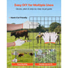 VEVOR Farm Fence,  48 in x 50 ft, 2 x 4 in Mesh 14 Gauge Galvanized Steel Wire Fencing for Cattle, Hog & Sheep , Heavy Duty Vinyl Coated Livestock Fence for Animal Enclosures, Cage Wire, Garden Fences