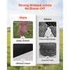 VEVOR Hardware Cloth 72 in x 50 ft, 1/2 in 19 Gauge Galvanized Wire Mesh Roll, Weather-Resistant Vinyl Coated Chicken Wire Fencing, Heavy Duty Welded Garden Plant Fencing for Rabbit Cage Snake Fence