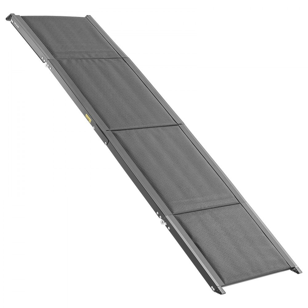 VEVOR Dog Ramp for Cars, 71" L x 17" W, Folding Pet Ramps for Medium & Large Dogs up to 250lbs, Pet Stair Ramp with Non-Slip Oxford Fabric Surface, Portable Outdoor Dog Car Ramps for SUV & Truck