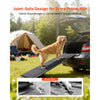 VEVOR Dog Ramp for Cars, 63" L x 17" W, Folding Pet Ramps for Medium & Large Dogs up to 250lbs, Pet Stair Ramp with Non-Slip Felt Rug Surface, Portable Outdoor Dog Car Ramps for SUV & Truck