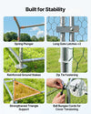 VEVOR Large Metal Chicken Coop - Image 6
