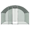 VEVOR Large Metal Chicken Coop 9.8x6.6x6.6 ft Walk-in Chicken Run House, Doom Roof Hen House Enclosure with Cover and Security Lock, Outdoor Duck Rabbit Cage Poultry Pen for Backyard, Farm, Yard Use