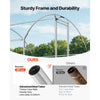 VEVOR Large Metal Chicken Coop 9.8x13x6.6 ft Walk-in Chicken Run House, Doom Roof Hen House Enclosure with Cover and Security Lock, Outdoor Duck Rabbit Cage Poultry Pen for Backyard, Farm, Yard Use