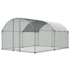 VEVOR Large Metal Chicken Coop 9.8x13x6.6 ft Walk-in Chicken Run House, Doom Roof Hen House Enclosure with Cover and Security Lock, Outdoor Duck Rabbit Cage Poultry Pen for Backyard, Farm, Yard Use