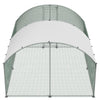 VEVOR Large Metal Chicken Coop 9.8x13x6.6 ft Walk-in Chicken Run House, Doom Roof Hen House Enclosure with Cover and Security Lock, Outdoor Duck Rabbit Cage Poultry Pen for Backyard, Farm, Yard Use