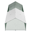 VEVOR Large Metal Chicken Coop, 9.8 x 26.2 x 6.6 ft, Walk-in Chicken Runs with Waterproof Cover, Spire Roof Hen House Enclosure with Lock, Outdoor Duck Rabbit Cage Poultry Pen for Backyard, Farm, Yard
