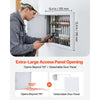 VEVOR Access Panel for Drywall, 13.3 x 13.3 in Galvanized Steel Access Door, Easy Install Hinged Service Panel with Screwdriver Latch, for Ceiling Plumbing Electrical, 12.4 x 12.4 in Cutout Size White