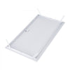 VEVOR Access Panel for Drywall, 25.3 x 13.3 in Galvanized Steel Access Door, Easy Install Hinged Service Panel with Screwdriver Latch, for Ceiling Plumbing Electrical, 12.4 x 24.4 in Cutout Size White