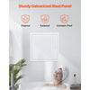 VEVOR Access Panel for Drywall, 15.2 x 15.2 in Galvanized Steel Access Door, Easy Install Hinged Service Panel with Screwdriver Latch, for Ceiling Plumbing Electrical, 14.4 x 14.4 in Cutout Size White