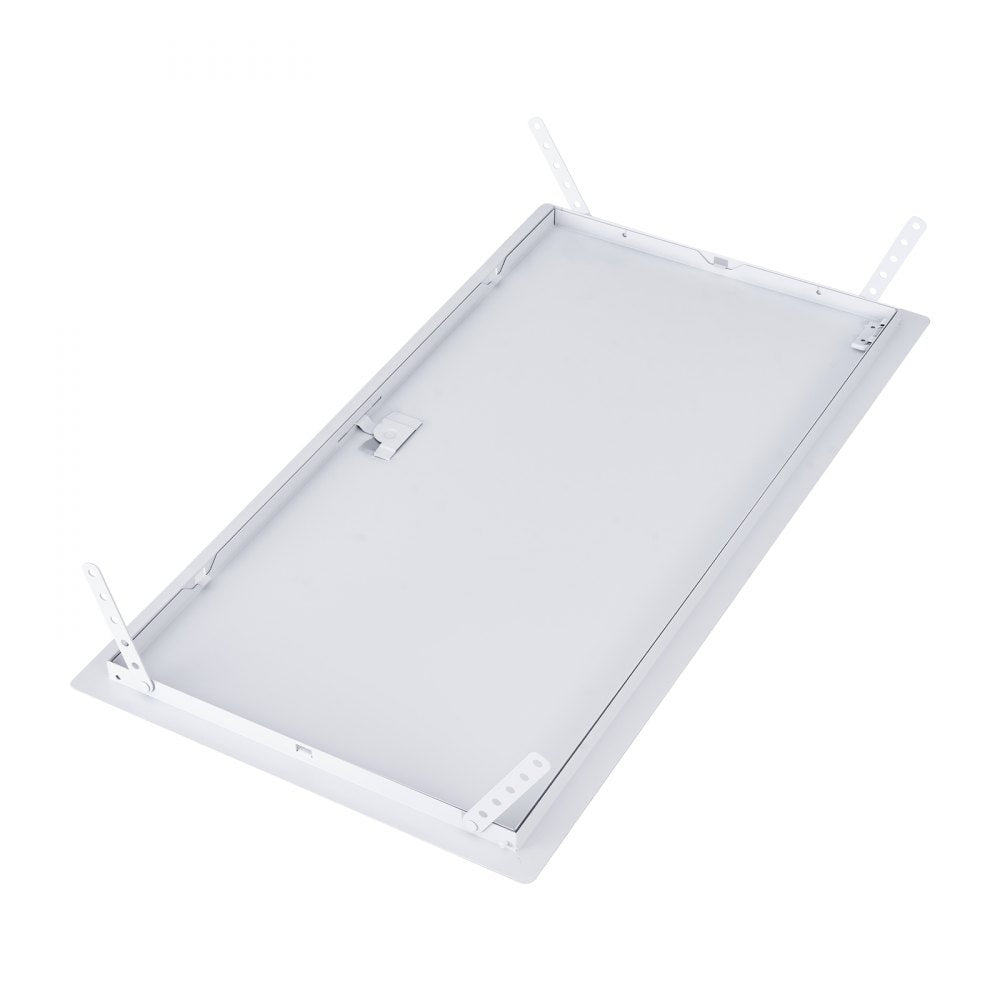 VEVOR Access Panel for Drywall, 30.3 x 15.2 in Galvanized Steel Access Door, Easy Install Hinged Service Panel with Screwdriver Latch, for Ceiling Plumbing Electrical, 14.4 x 29.4 in Cutout Size White