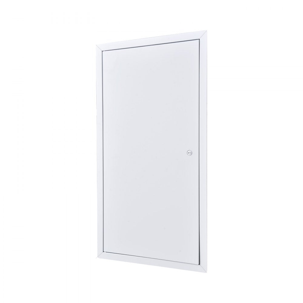 VEVOR Access Panel for Drywall, 30.3 x 15.2 in Galvanized Steel Access Door, Easy Install Hinged Service Panel with Screwdriver Latch, for Ceiling Plumbing Electrical, 14.4 x 29.4 in Cutout Size White