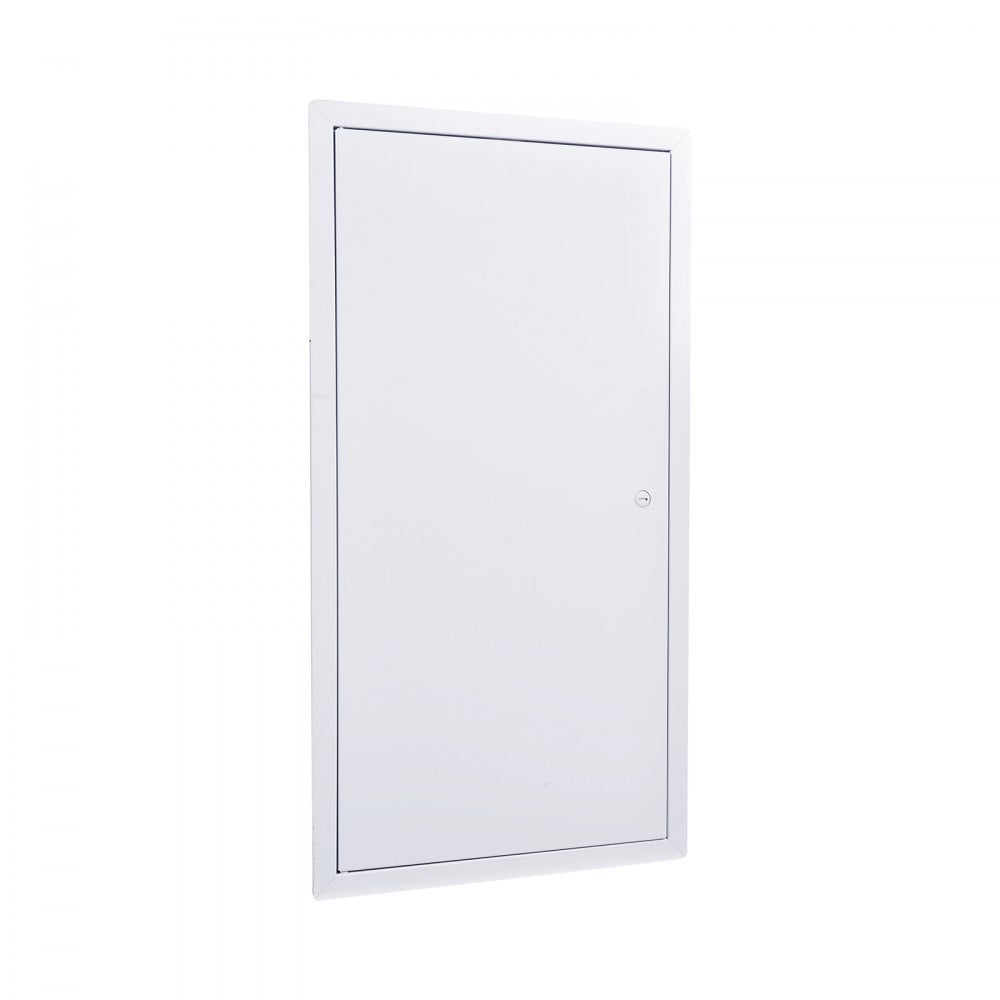 VEVOR Access Panel for Drywall, 30.3 x 15.2 in Galvanized Steel Access Door, Easy Install Hinged Service Panel with Screwdriver Latch, for Ceiling Plumbing Electrical, 14.4 x 29.4 in Cutout Size White