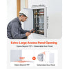 VEVOR Access Panel for Drywall, 25.3 x 17.2 in Galvanized Steel Access Door, Easy Install Hinged Service Panel with Screwdriver Latch, for Ceiling Plumbing Electrical, 16.4 x 24.4 in Cutout Size White
