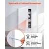 VEVOR Access Panel for Drywall, 25.3 x 17.2 in Galvanized Steel Access Door, Easy Install Hinged Service Panel with Screwdriver Latch, for Ceiling Plumbing Electrical, 16.4 x 24.4 in Cutout Size White