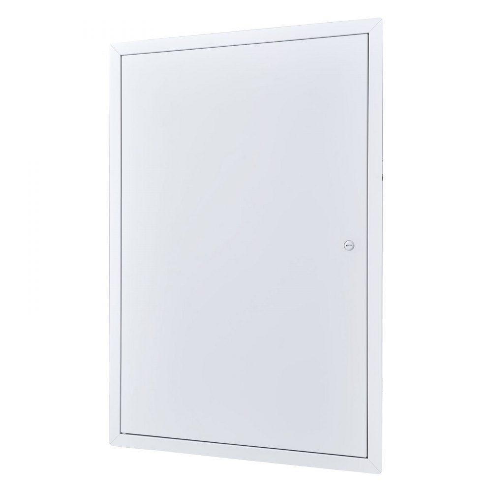 VEVOR Access Panel for Drywall, 25.3 x 17.2 in Galvanized Steel Access Door, Easy Install Hinged Service Panel with Screwdriver Latch, for Ceiling Plumbing Electrical, 16.4 x 24.4 in Cutout Size White
