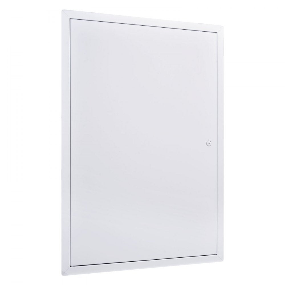 VEVOR Access Panel for Drywall, 25.3 x 17.2 in Galvanized Steel Access Door, Easy Install Hinged Service Panel with Screwdriver Latch, for Ceiling Plumbing Electrical, 16.4 x 24.4 in Cutout Size White
