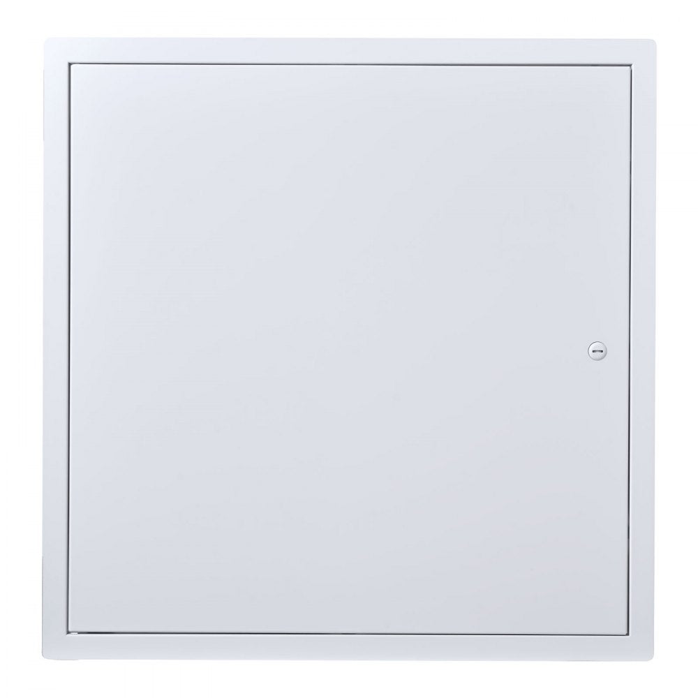 VEVOR Access Panel for Drywall, 19.2 x 19.2 in Galvanized Steel Access Door, Easy Install Hinged Service Panel with Screwdriver Latch, for Ceiling Plumbing Electrical, 18.4 x 18.4 in Cutout Size White