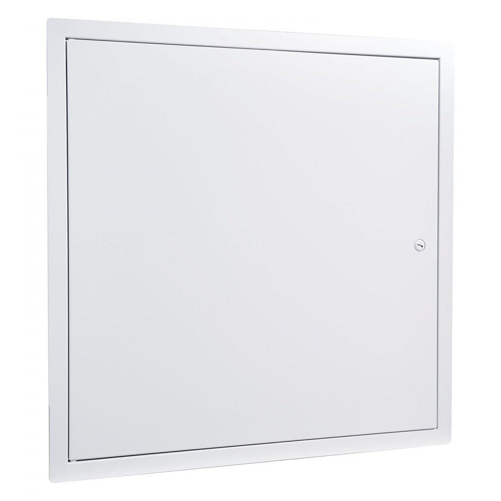 VEVOR Access Panel for Drywall, 19.2 x 19.2 in Galvanized Steel Access Door, Easy Install Hinged Service Panel with Screwdriver Latch, for Ceiling Plumbing Electrical, 18.4 x 18.4 in Cutout Size White