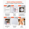 VEVOR Access Panel for Drywall, 25.2 x 25.2 in Galvanized Steel Access Door, Easy Install Hinged Service Panel with Key, for Ceiling Plumbing Electrical, 24.4 x 24.4 in Cutout Size, White