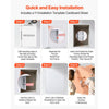 VEVOR Access Panel for Drywall, 33.2 x 25.2 in Galvanized Steel Access Door, Easy Install Hinged Service Panel with Screwdriver Latch, for Ceiling Plumbing Electrical, 24.4 x 32.4 in Cutout Size White