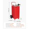 VEVOR fuel caddy dimensions and specifications graphic