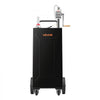 VEVOR 30 Gallon Fuel Gas Caddy, Carbon Steel, Portable Fuel Transfer Storage Tank with Manual Pump & 4 Wheels, Gasoline Diesel Can Container, for Cars, Lawn Mowers, ATVs, Boats, Motorcycles, Black