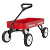 VEVOR Pull-Along Wagon for Kids, 39 inch Toddler Wagons, Supports up to 176 lbs, All-Terrain Wagons with Handle, Utility Wagon Cart Birthday Present for Kids Gardening Beach Camping, Red