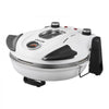 VEVOR Pizza Oven, 12 in Electric Pizza Maker, 1200W Electric Pizzas Cooker with Cordierite Stone, 5-Mode Temperature Control, Viewing Window for Precise Cooking, Heats up to 788 ˚F, for Home (White)