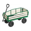 VEVOR Pull-Along Wagon for Kids, 39 in Toddler Wagons with Foldable Wooden Panel & Handle, Supports up to 551 lbs, 10" All-Terrain Tires, Utility Wagon Cart Birthday Present for Kids Gardening Beach