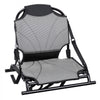 VEVOR Kayak Seat, 1 Pack 1.3" Raised Height, Universal Foldable Canoe Seat with Adjustable Back Support, Adjustable Straps, and Aluminum Alloy Frame for Sit-on-Top/Fishing/Inflatable Kayaks & Canoes