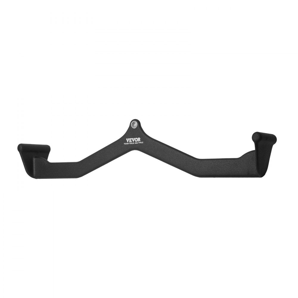 VEVOR LAT Pulldown Attachment, Cable Machine Rowing V-bar Attachment, Tricep Pull Down Bar, Back Strength Training Rubber Coated Handle Grip, Bicep Curl Tricep Lat Pulldown Bar for Home Gym Fitness