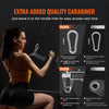 VEVOR LAT Pulldown Attachments, Cable Machine Rowing T-bar V-bar 5 Set, Tricep Pull Down Bar, Back Strength Training Rubber Coated Handle Grip, Bicep Curl Tricep Lat Pulldown Bar for Home Gym Fitness