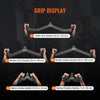 VEVOR LAT Pulldown Attachments, Cable Machine Rowing T-bar V-bar 5 Set, Tricep Pull Down Bar, Back Strength Training Rubber Coated Handle Grip, Bicep Curl Tricep Lat Pulldown Bar for Home Gym Fitness