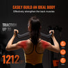 VEVOR LAT Pulldown Attachments, Cable Machine Rowing T-bar V-bar 5 Set, Tricep Pull Down Bar, Back Strength Training Rubber Coated Handle Grip, Bicep Curl Tricep Lat Pulldown Bar for Home Gym Fitness
