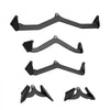VEVOR LAT Pulldown Attachments, Cable Machine Rowing T-bar V-bar 5 Set, Tricep Pull Down Bar, Back Strength Training Rubber Coated Handle Grip, Bicep Curl Tricep Lat Pulldown Bar for Home Gym Fitness