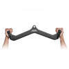 VEVOR LAT Pulldown Attachment, Cable Machine Rowing V-bar Attachment, Tricep Pull Down Bar, Back Strength Training Rubber Coated Handle Grip, Bicep Curl Tricep Lat Pulldown Bar for Home Gym Fitness