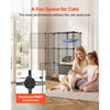 VEVOR Cat Cage 3-Tier 28"x17.91"x40.98" DIY Cat Playpen with Litter Box, Indoor Enclosure Detachable Metal Wire Kennel Crate, Large Exercise Place Ideal for 1-2 Cats, Kittens and Small Animals, Black