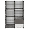 VEVOR Cat Cage 3-Tier 28"x17.91"x40.98" DIY Cat Playpen with Litter Box, Indoor Enclosure Detachable Metal Wire Kennel Crate, Large Exercise Place Ideal for 1-2 Cats, Kittens and Small Animals, Black