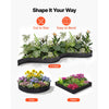 VEVOR Galvanized Steel Landscape Edging, 40 ft x 12 in Metal Edging for Landscaping with Gloves, Easy-to-Install Bendable Metal Strips, Heavy Duty Metal Garden Edge Border for Flower Bed, Yard Pathway
